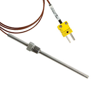 Zesta Rigid Sheath Thermocouples with Threaded Fitting