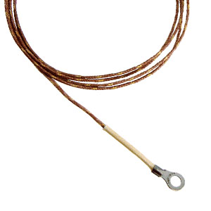 Ring Terminal Style Thermocouples with Fiberglass Leads